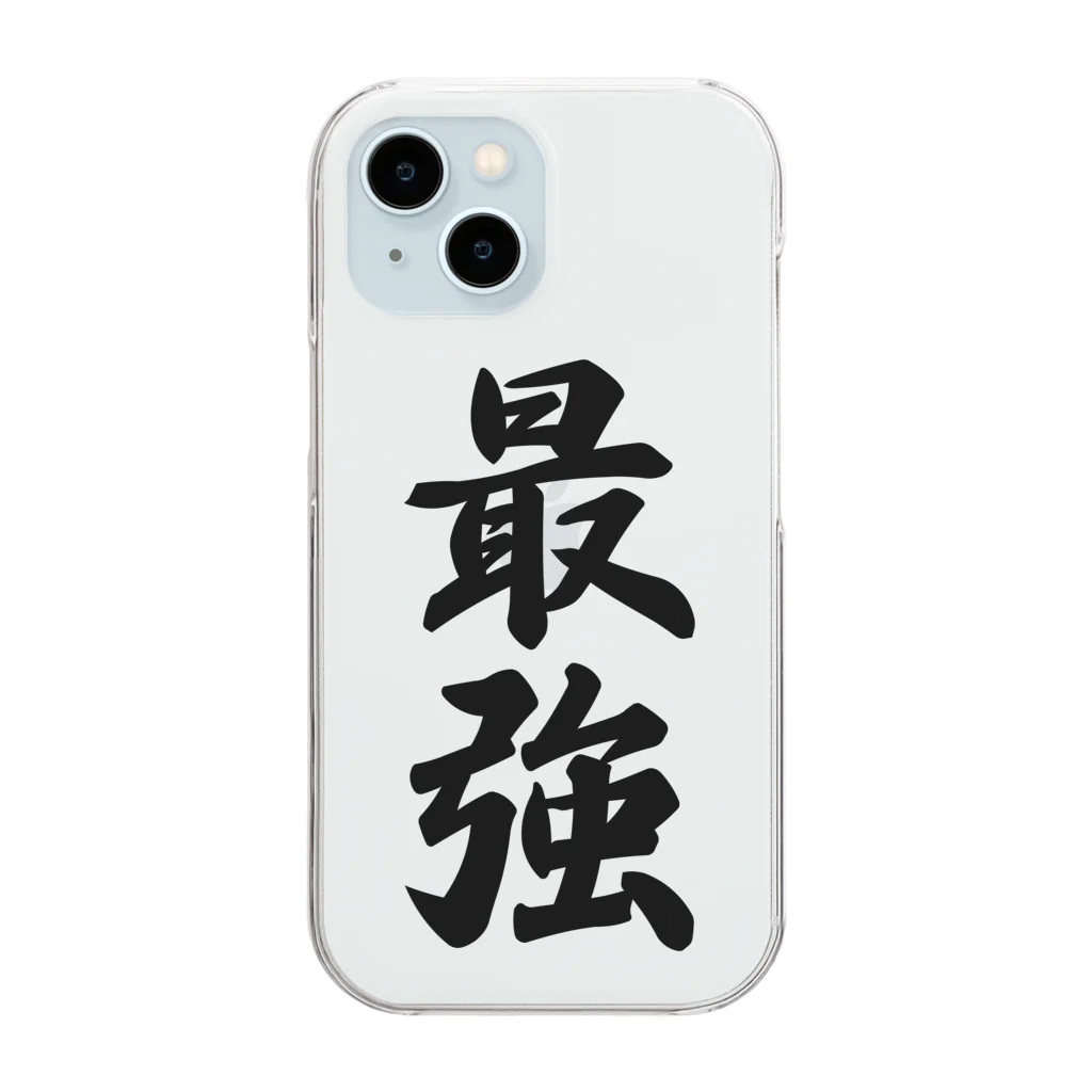 着る文字屋の最強 Clear Smartphone Case