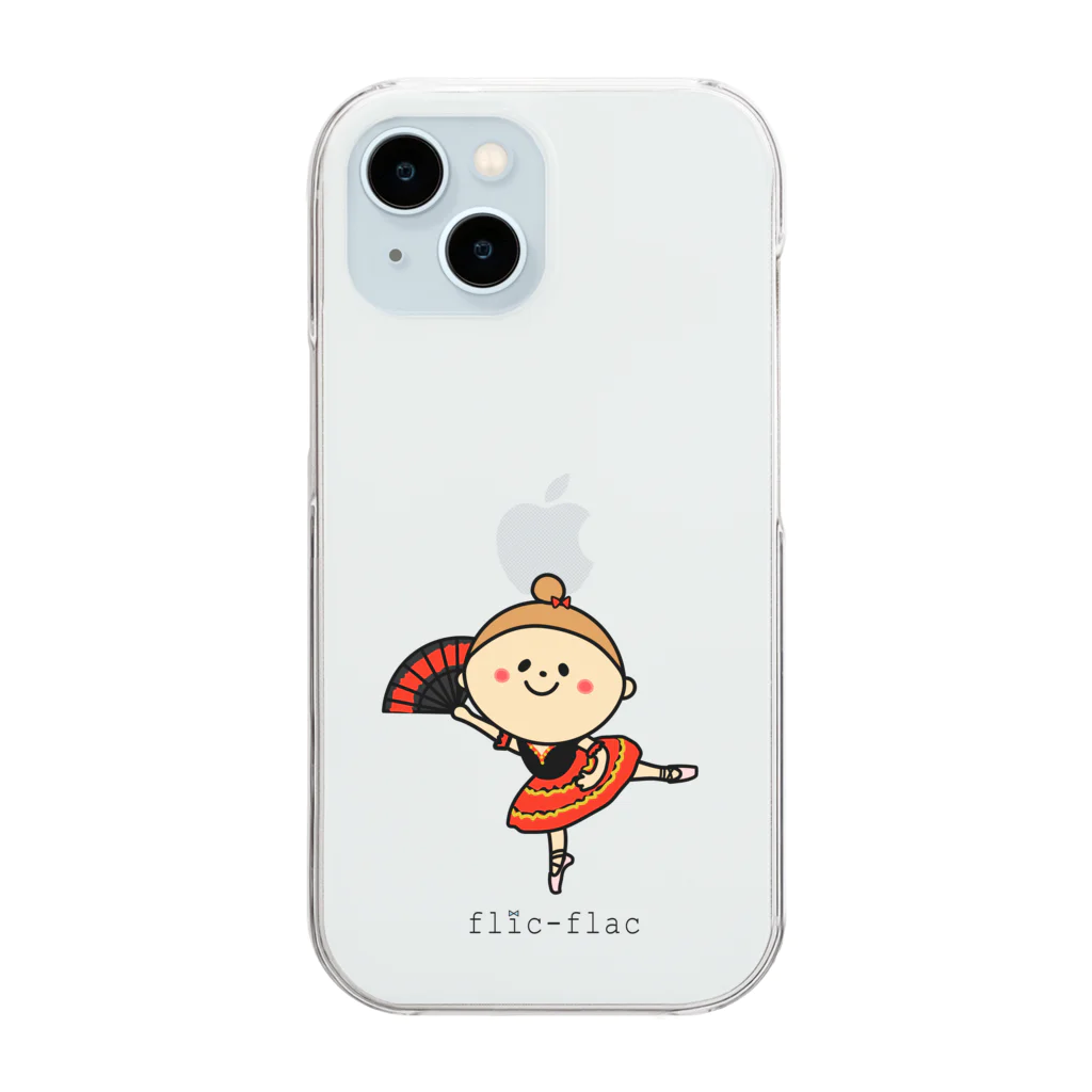 flic-flacのフリフラ　キトリちゃん Clear Smartphone Case