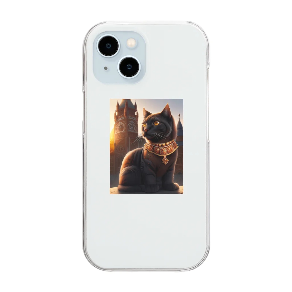 keipoohの貴族の愛した猫　シャムリ Clear Smartphone Case