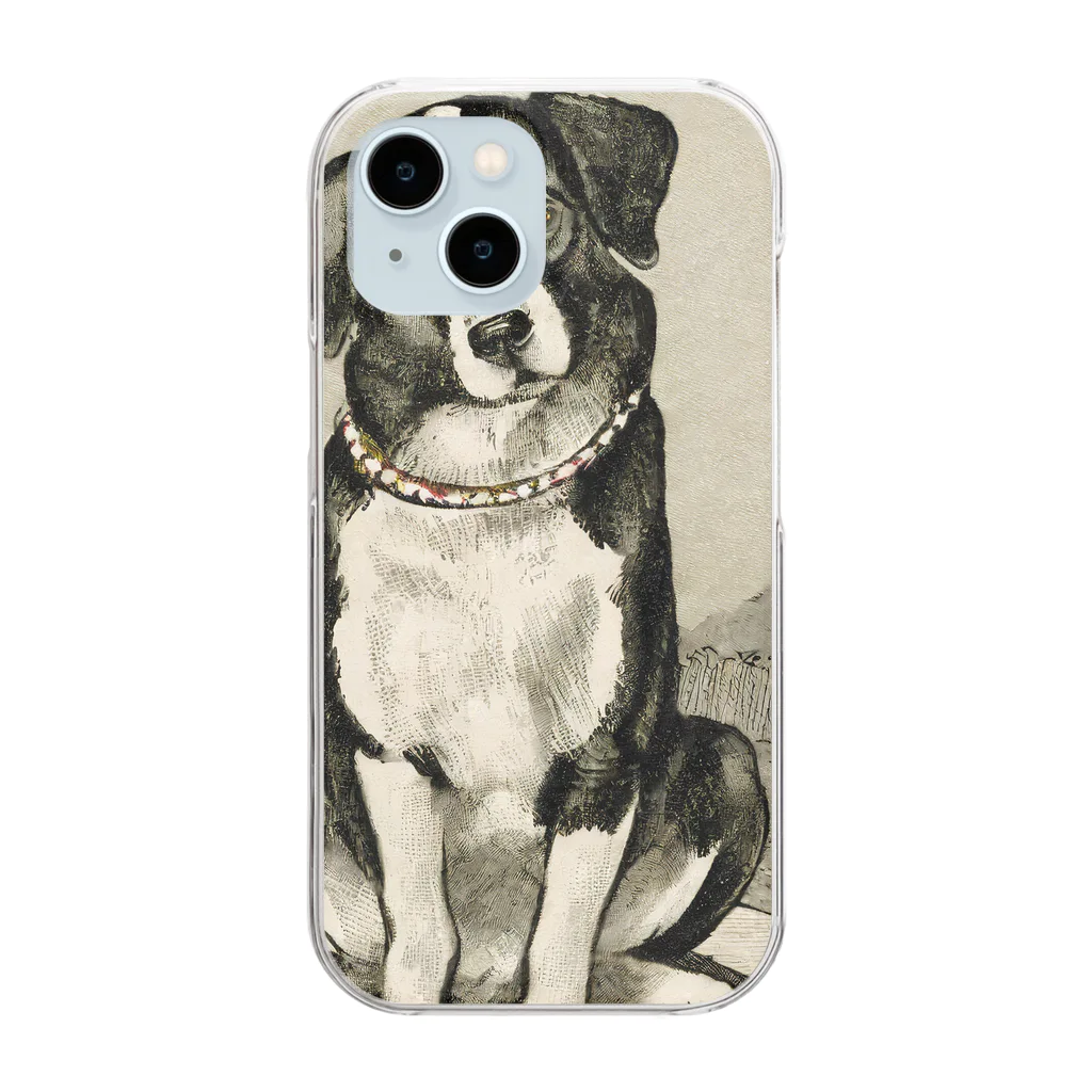 Paonのズーの犬の絵シリーズ６ Clear Smartphone Case