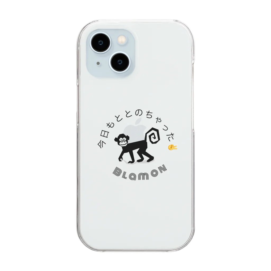 Bla monのBla mon Clear Smartphone Case