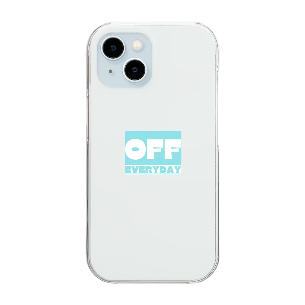 everyday offのEVERYDAY OFF Clear Smartphone Case