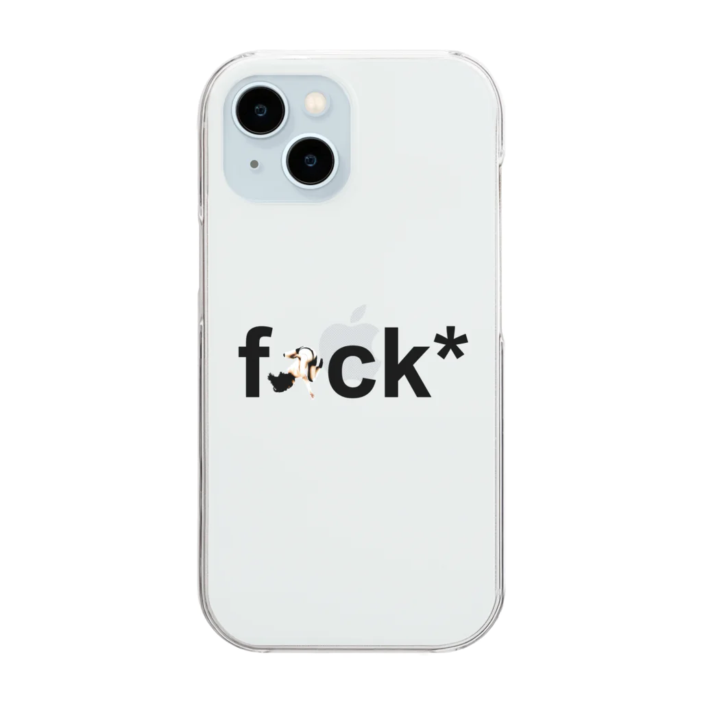 RAF DIVISIONのRAF DIVISION f*** collection Clear Smartphone Case