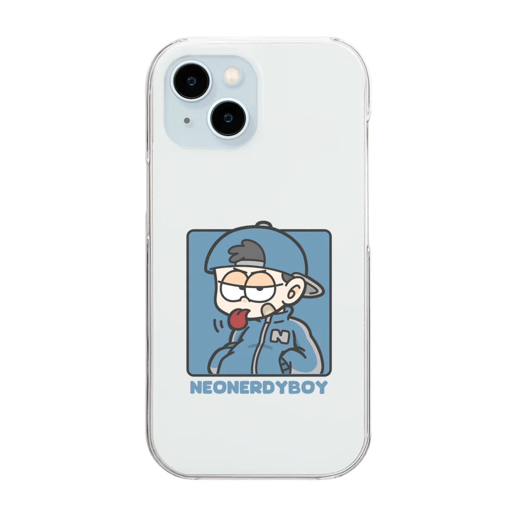 NEONERDYBOYのベーっ Clear Smartphone Case