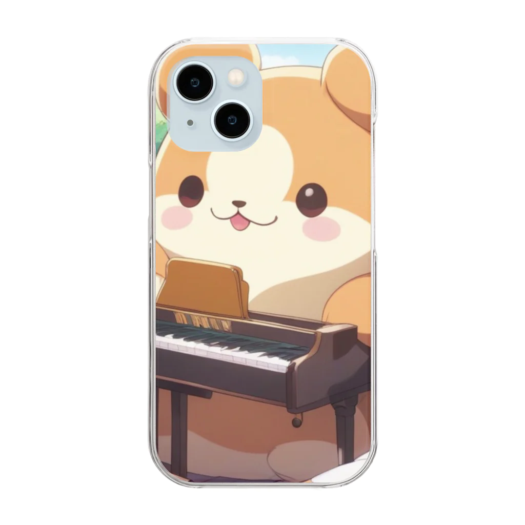 星パンダショップのぱんくまちゃん Clear Smartphone Case