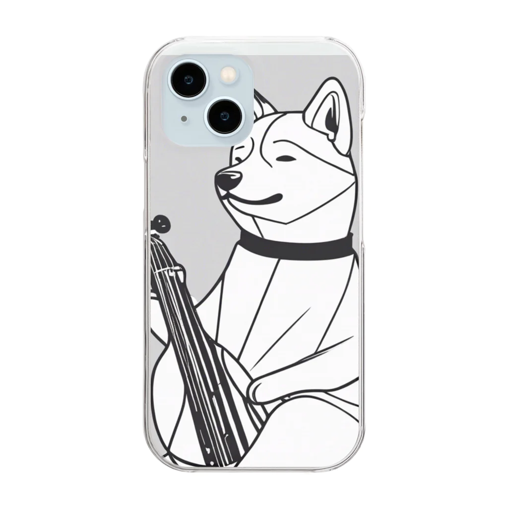 柴犬屋のウチんとこの柴、琴はじめてん Clear Smartphone Case