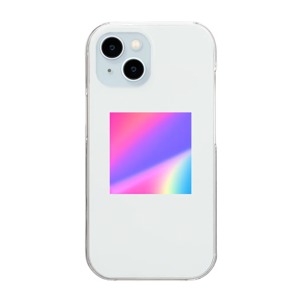 yoripapa1225のグラデーション Clear Smartphone Case