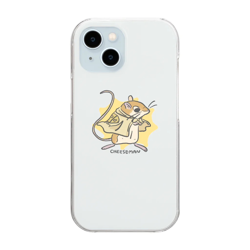 ぱぱぱの🧀🐀 Clear Smartphone Case