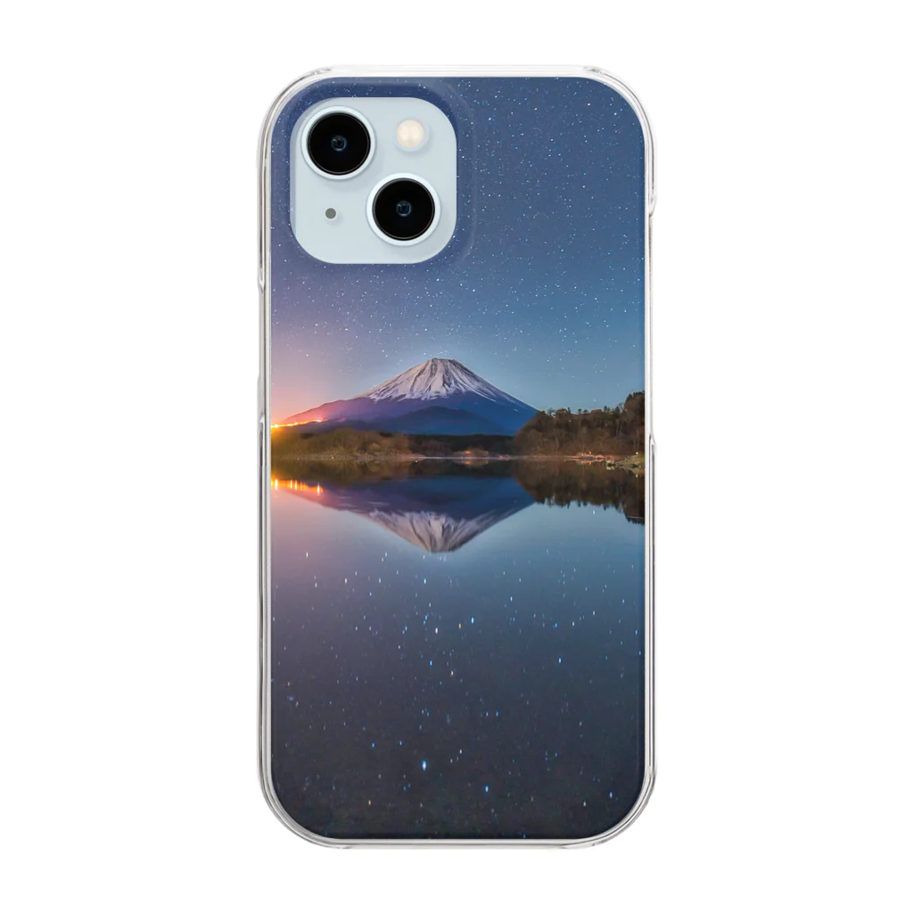 やさぴーの富士山 Clear Smartphone Case