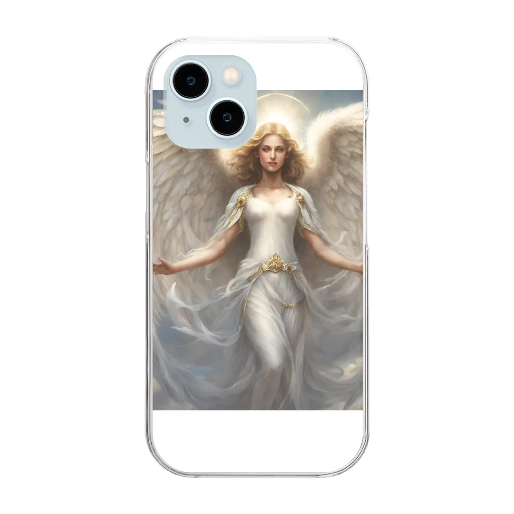 SUZURIの見つめる天使 Clear Smartphone Case