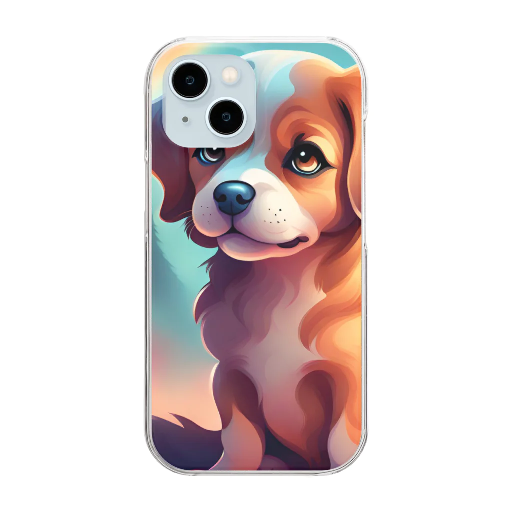 EBI Shopの幻想的な犬 Clear Smartphone Case