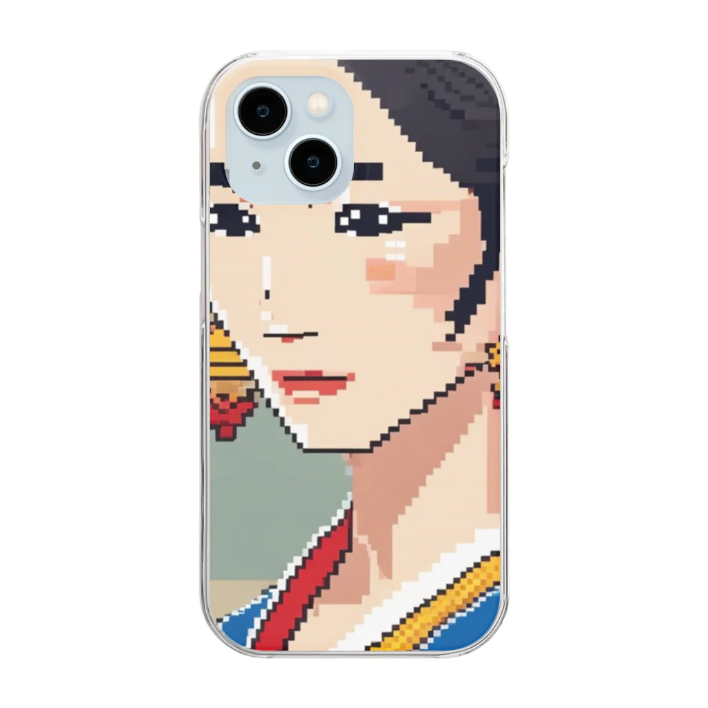 クロスクリエイティブの琉球伝説の美女 Clear Smartphone Case