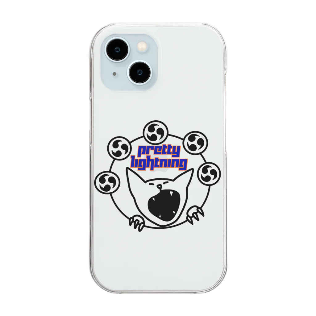 PRETTY LIGHTNINGのPRETTY LIGHTNING Clear Smartphone Case