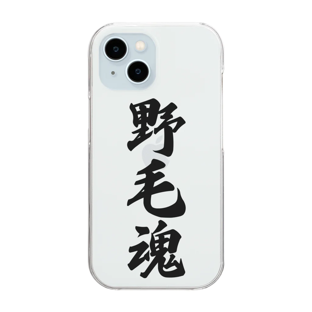 着る文字屋の野毛魂 （地元魂） Clear Smartphone Case