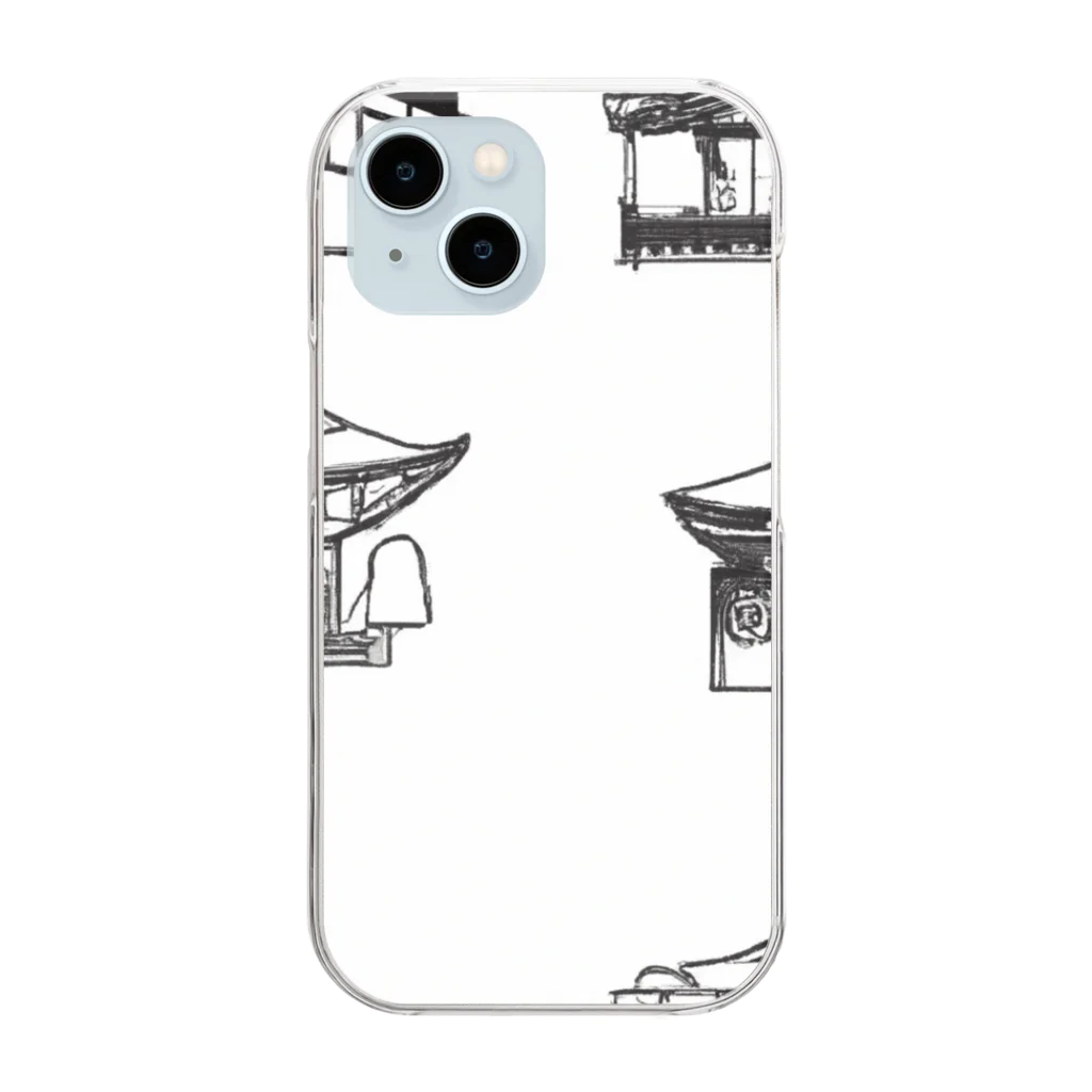 yason1031の和の建築 Clear Smartphone Case