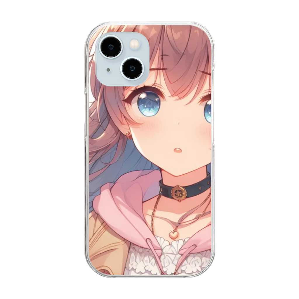 美少女アイテム専門店の美少女⑤ Clear Smartphone Case