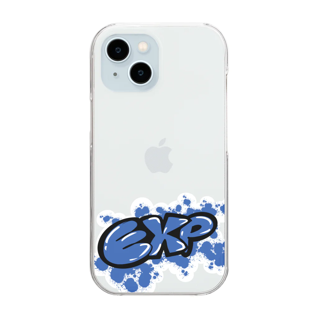 EXP(エクスペリエンスポイント)のインクロゴ Clear Smartphone Case