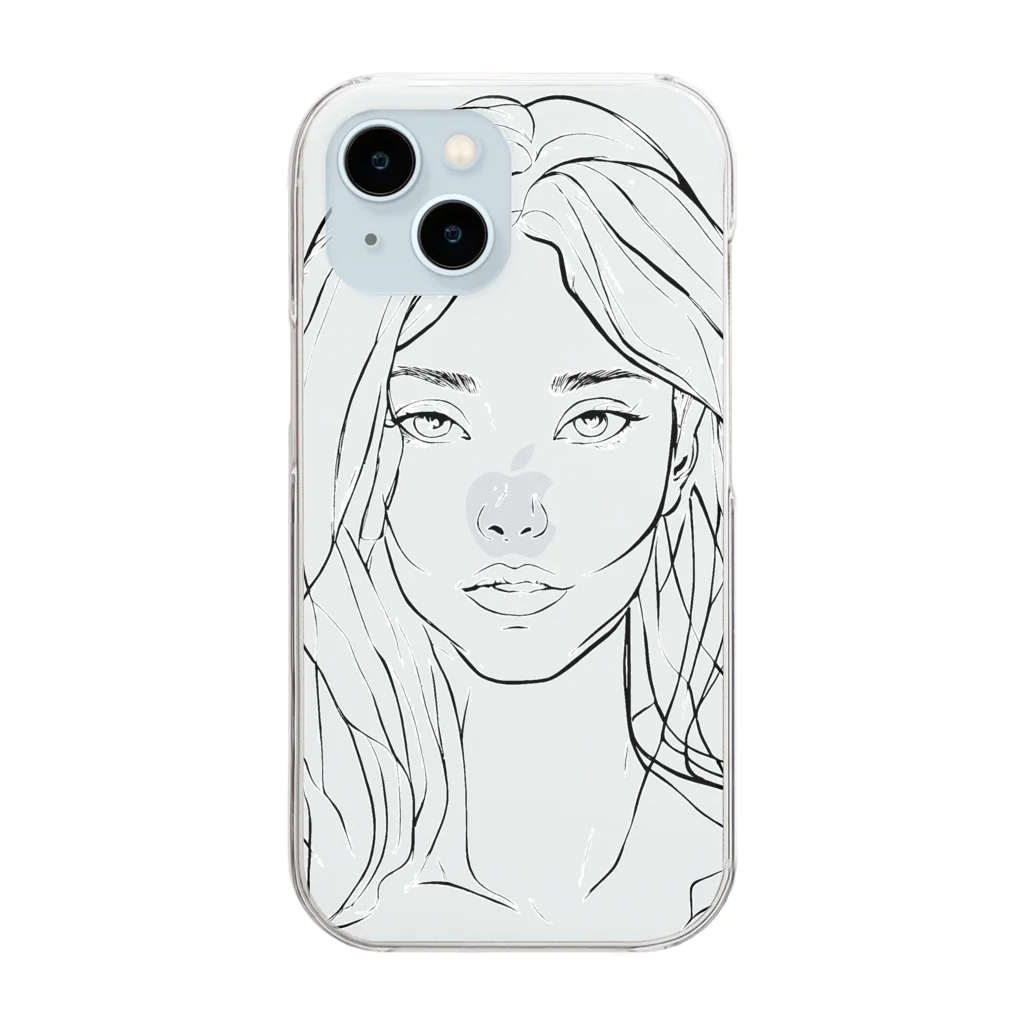 Matsue Hannaの外国人女性 Clear Smartphone Case