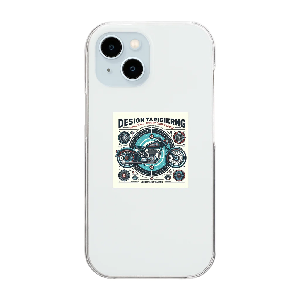 ライダーズのバイク愛好家 Clear Smartphone Case