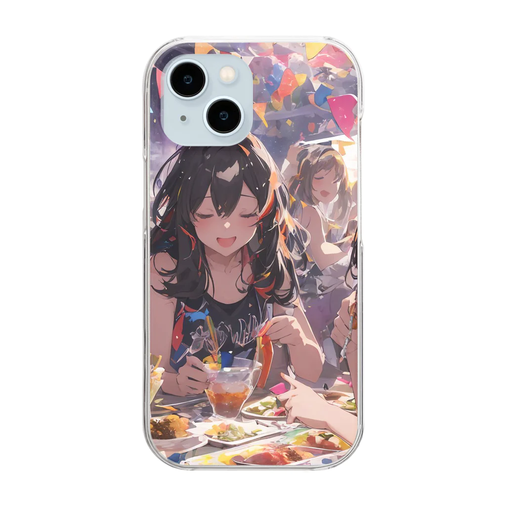 uinoe（ウイノエ）のFollowed Clear Smartphone Case