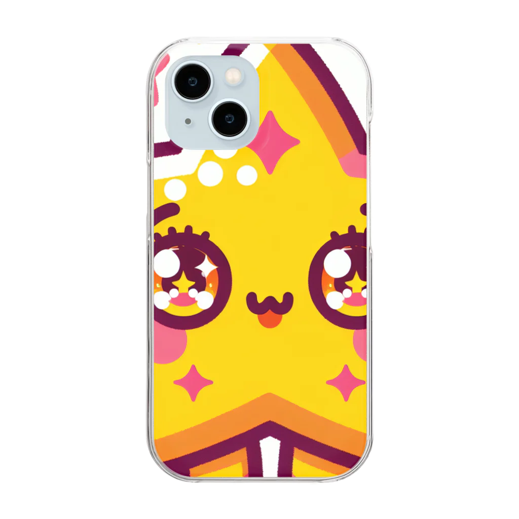 characterflyのきらきらきゃんでぃー Clear Smartphone Case