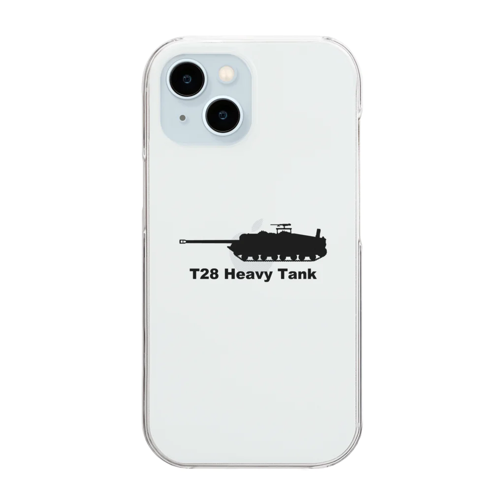 puikkoのT28重戦車 Clear Smartphone Case