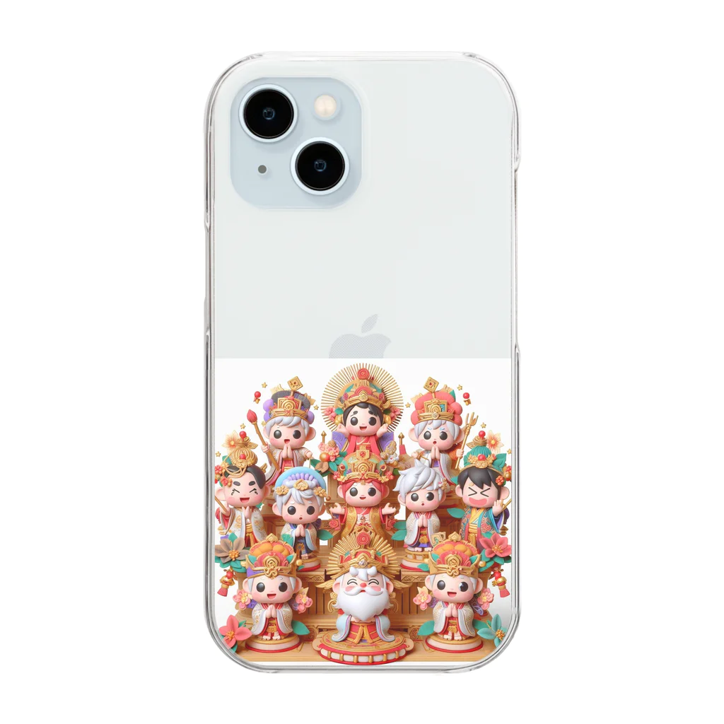 JUPITERのSeven Lucky Gods Clear Smartphone Case