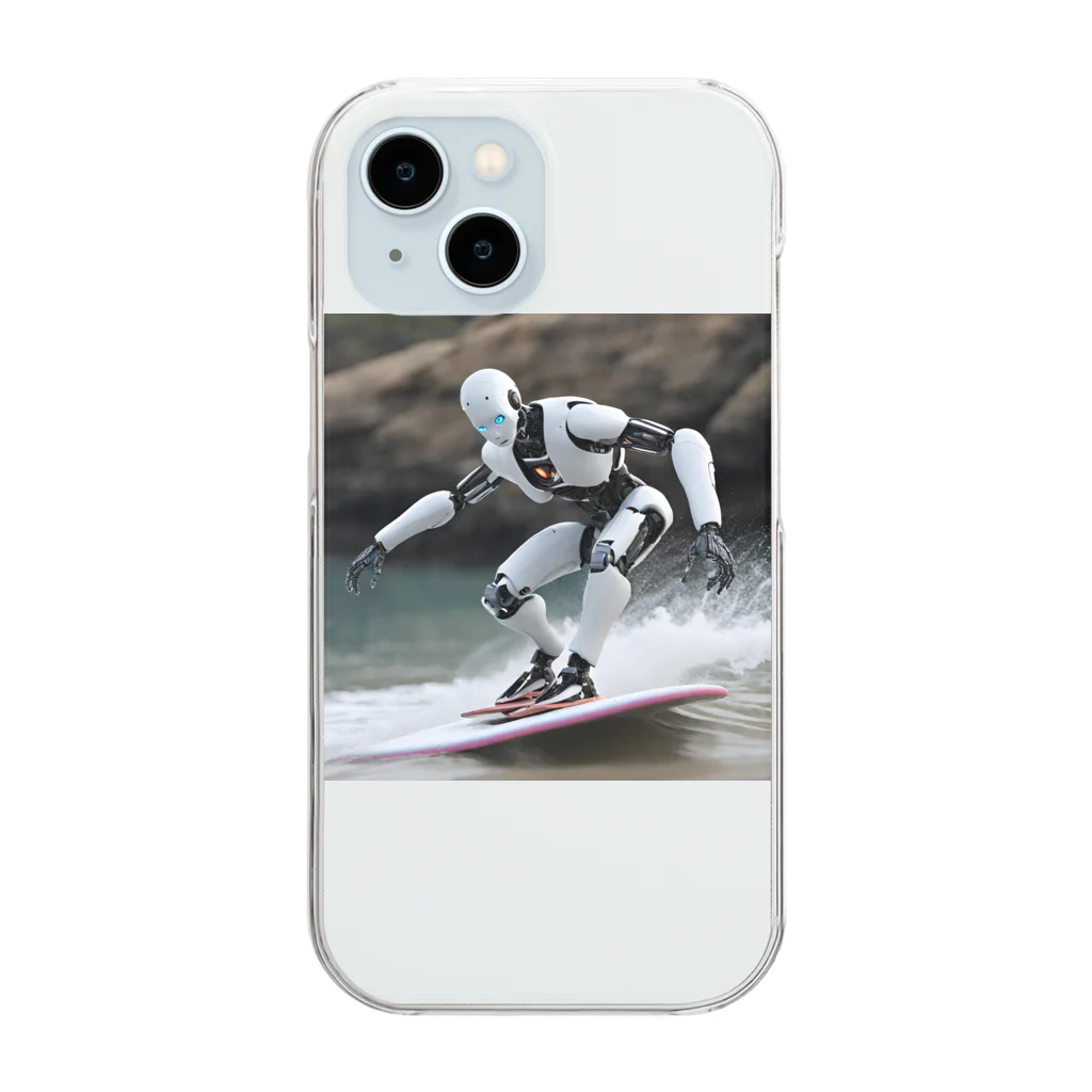 MEGROOVEのロボット30 Clear Smartphone Case