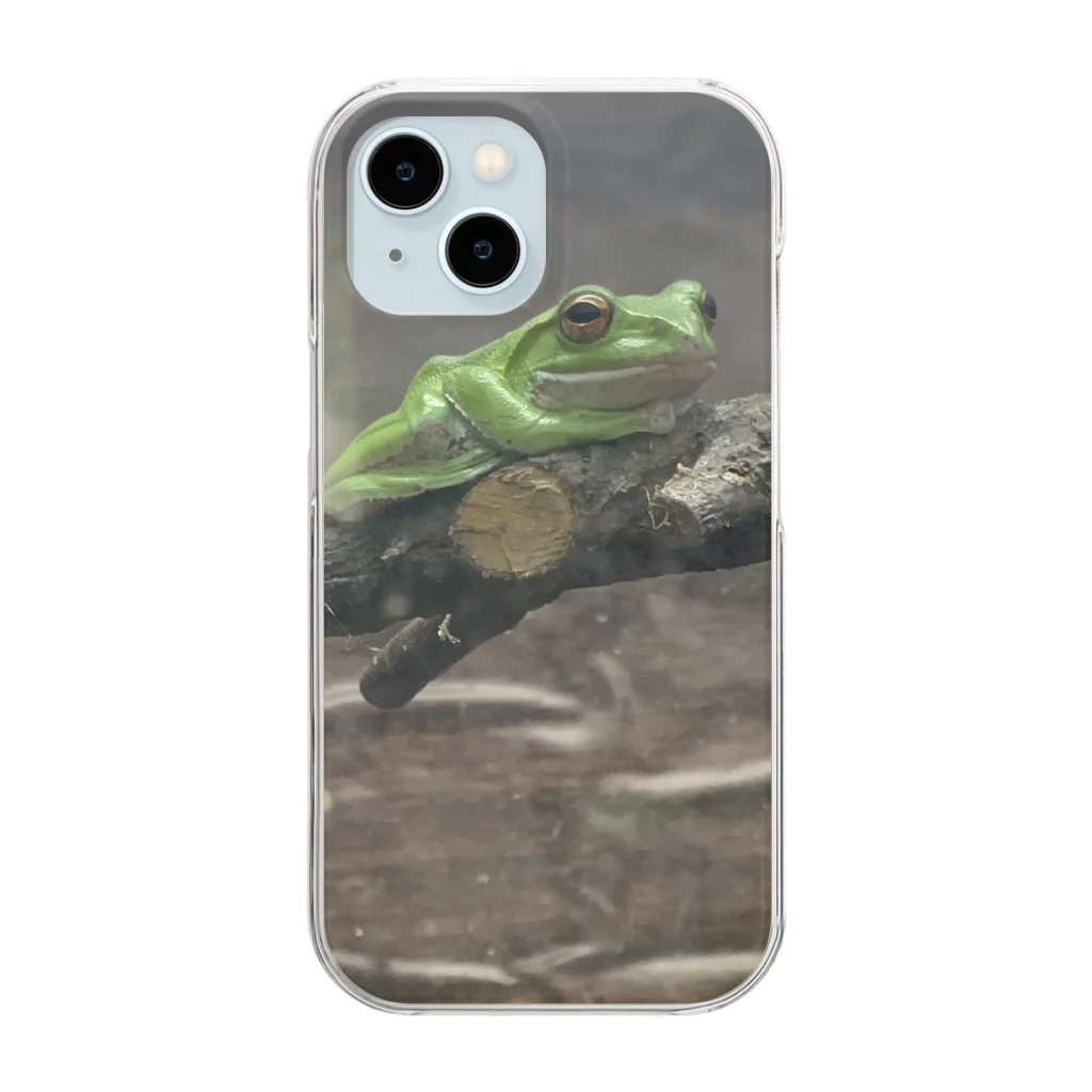 mochika21の蛙 Clear Smartphone Case