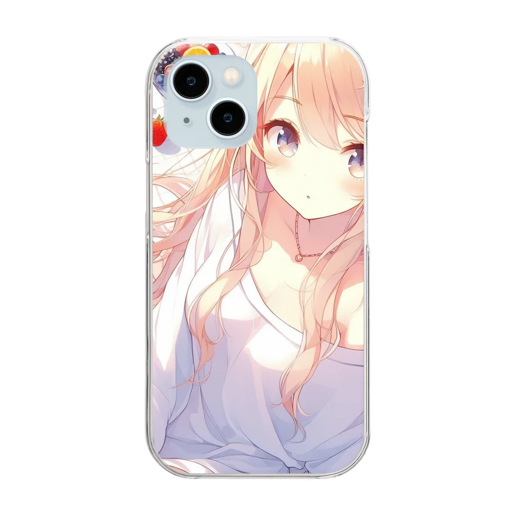 美少女アイテム専門店の美少女㊴ Clear Smartphone Case