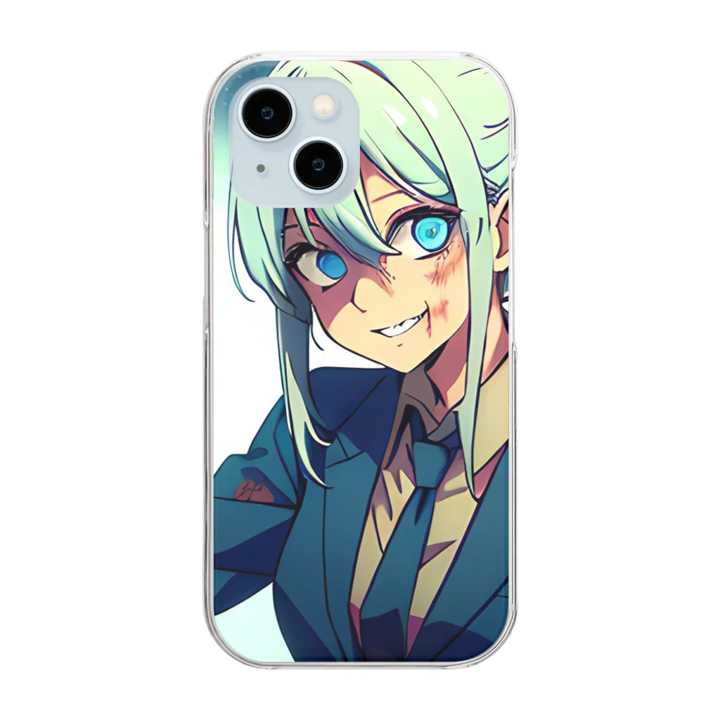 ほっこりアニメマートのゾンビィ～7 Clear Smartphone Case