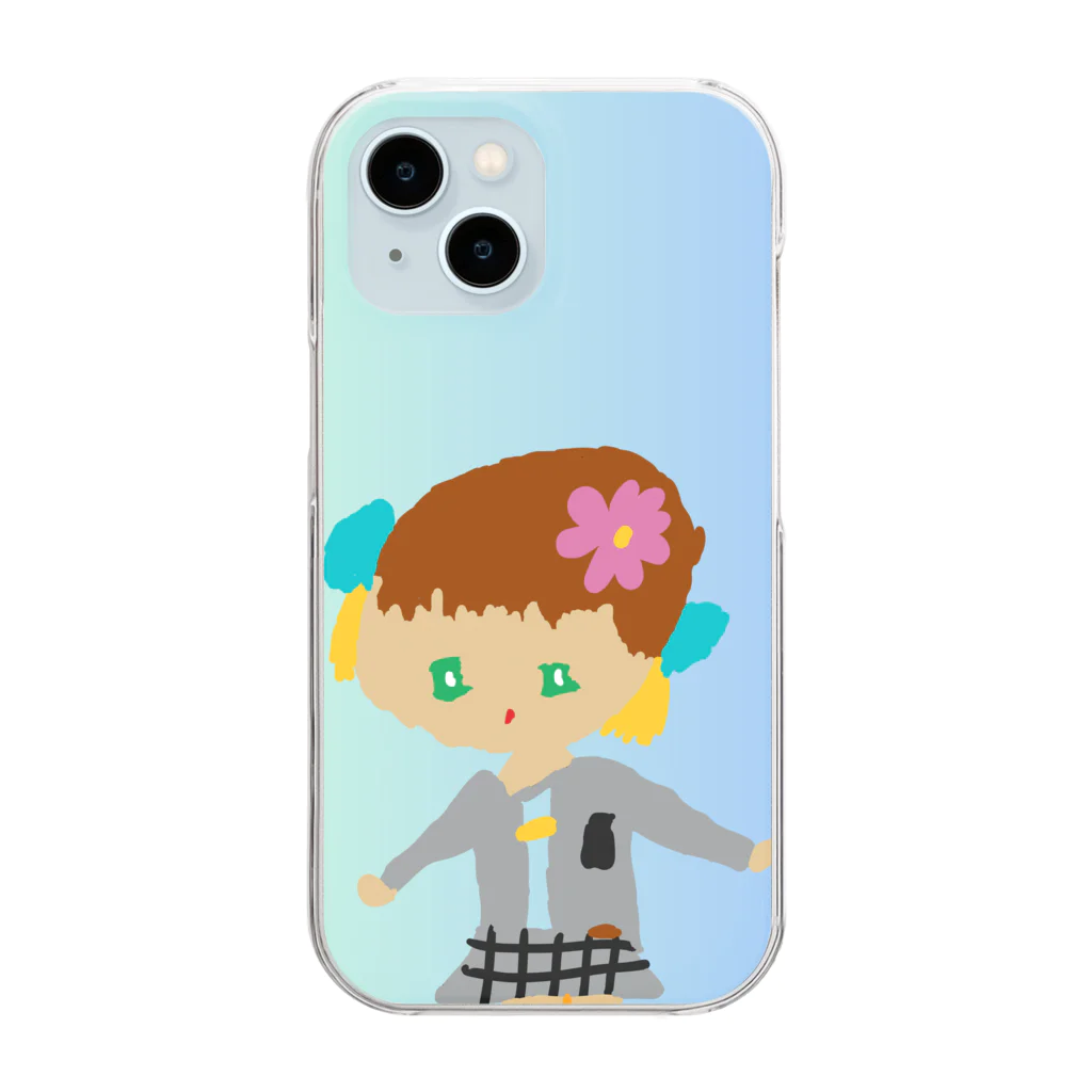 tami-chanの転校してきた女の子 Clear Smartphone Case