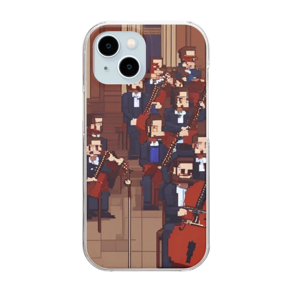 turuto-のドット絵室内楽 Clear Smartphone Case