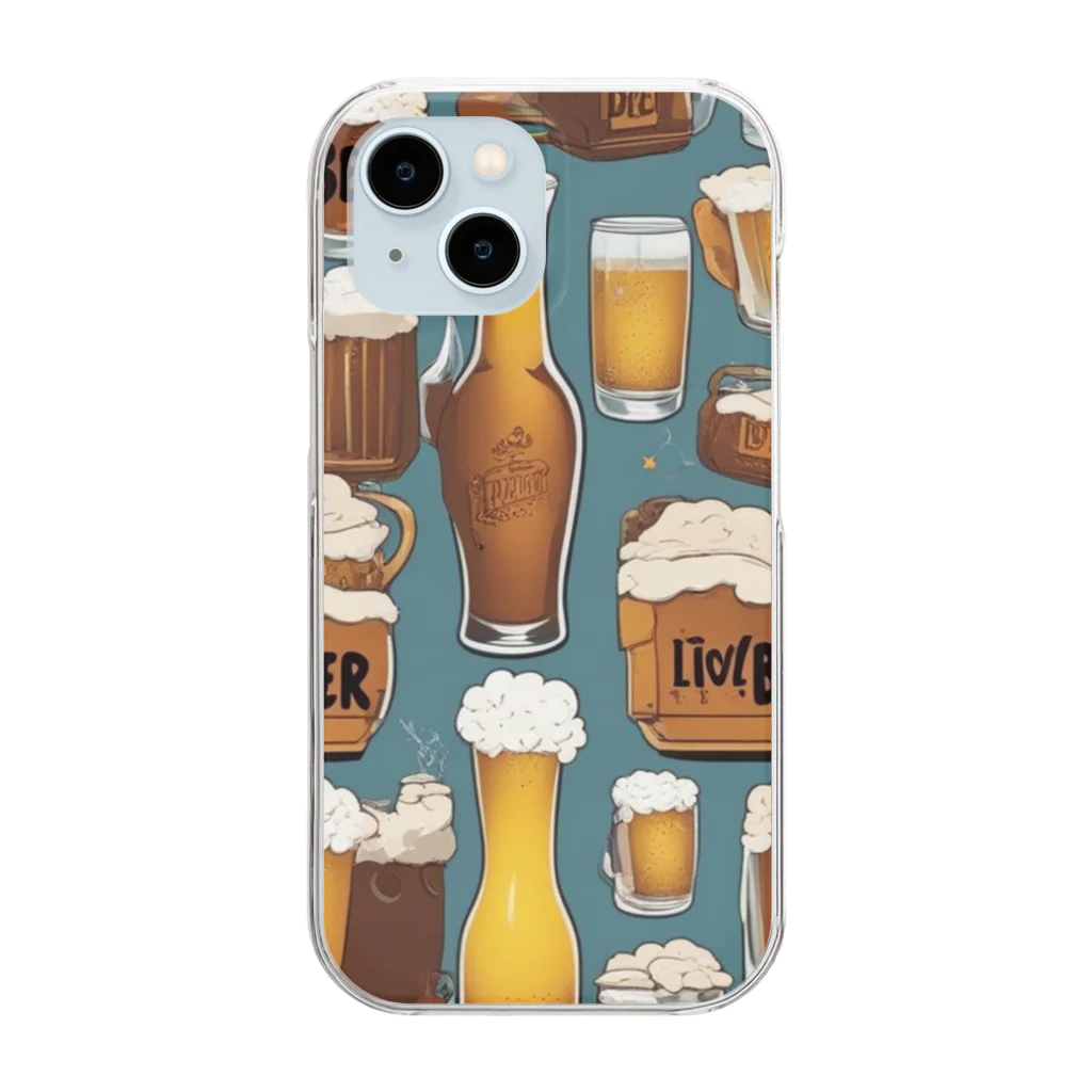 banmesyのＩ♡ＢＥＥＲ１ Clear Smartphone Case