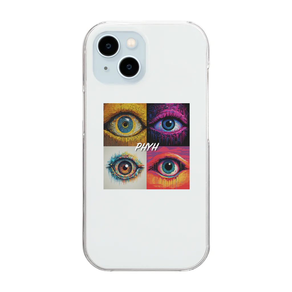 PSYCHEDELIC HOLICのPSYCHEDELIC HOLIC - EYES Clear Smartphone Case