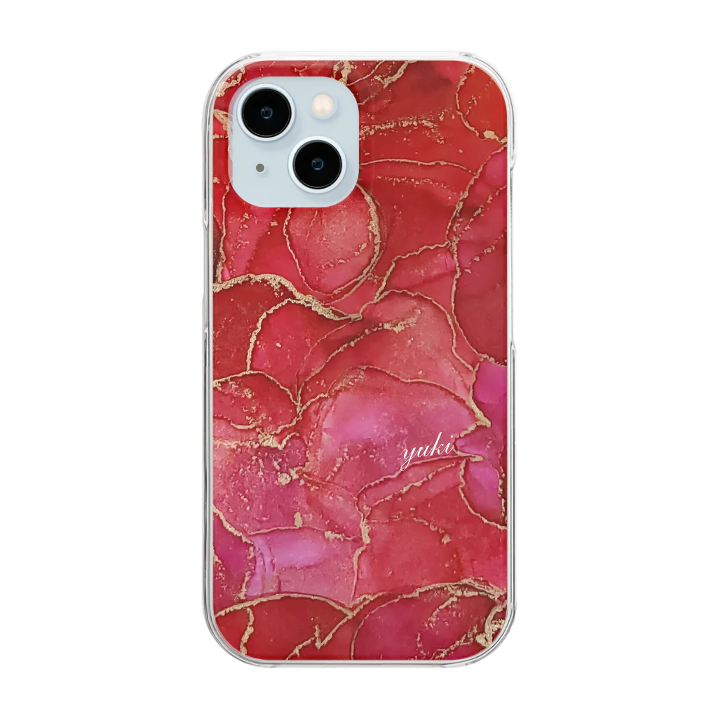 Lumi LumiのStrawberry Rose Clear Smartphone Case