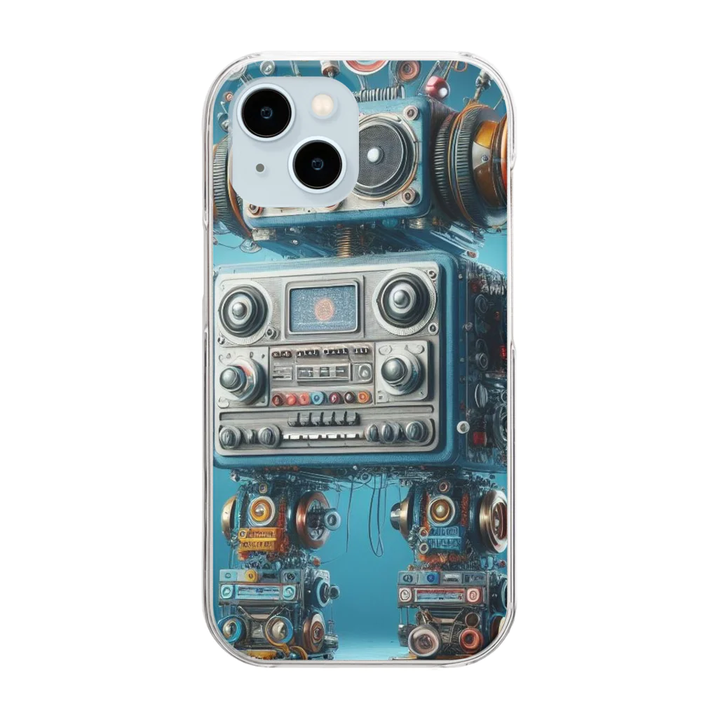 show0504のロボット Clear Smartphone Case