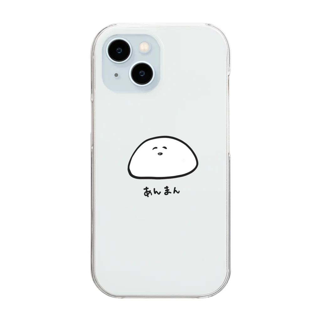 ぽめのかわいい！あんまん Clear Smartphone Case