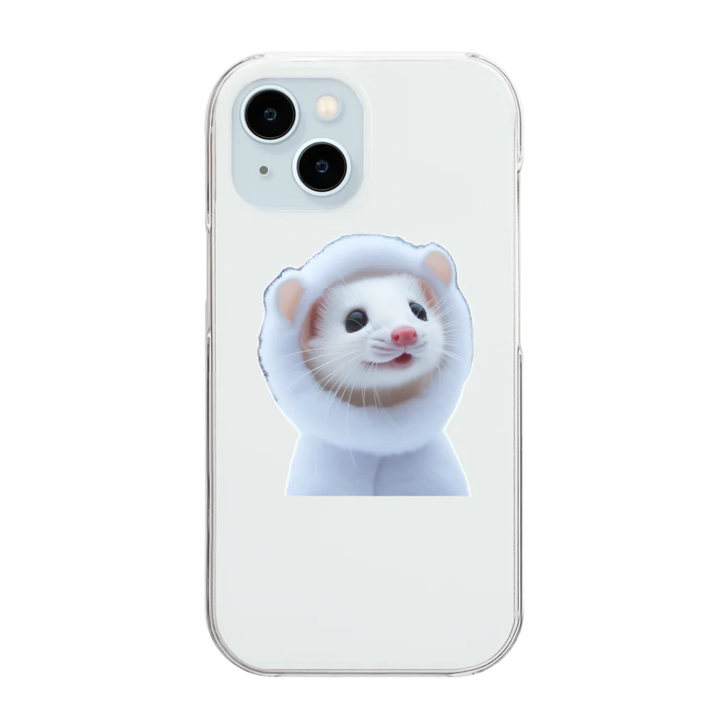 HaIMaRuKoのイタチ　イん　いたち Clear Smartphone Case