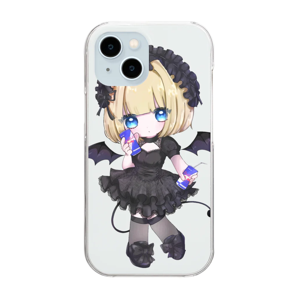 mqの無垢にゃ生誕オリキャラ Clear Smartphone Case