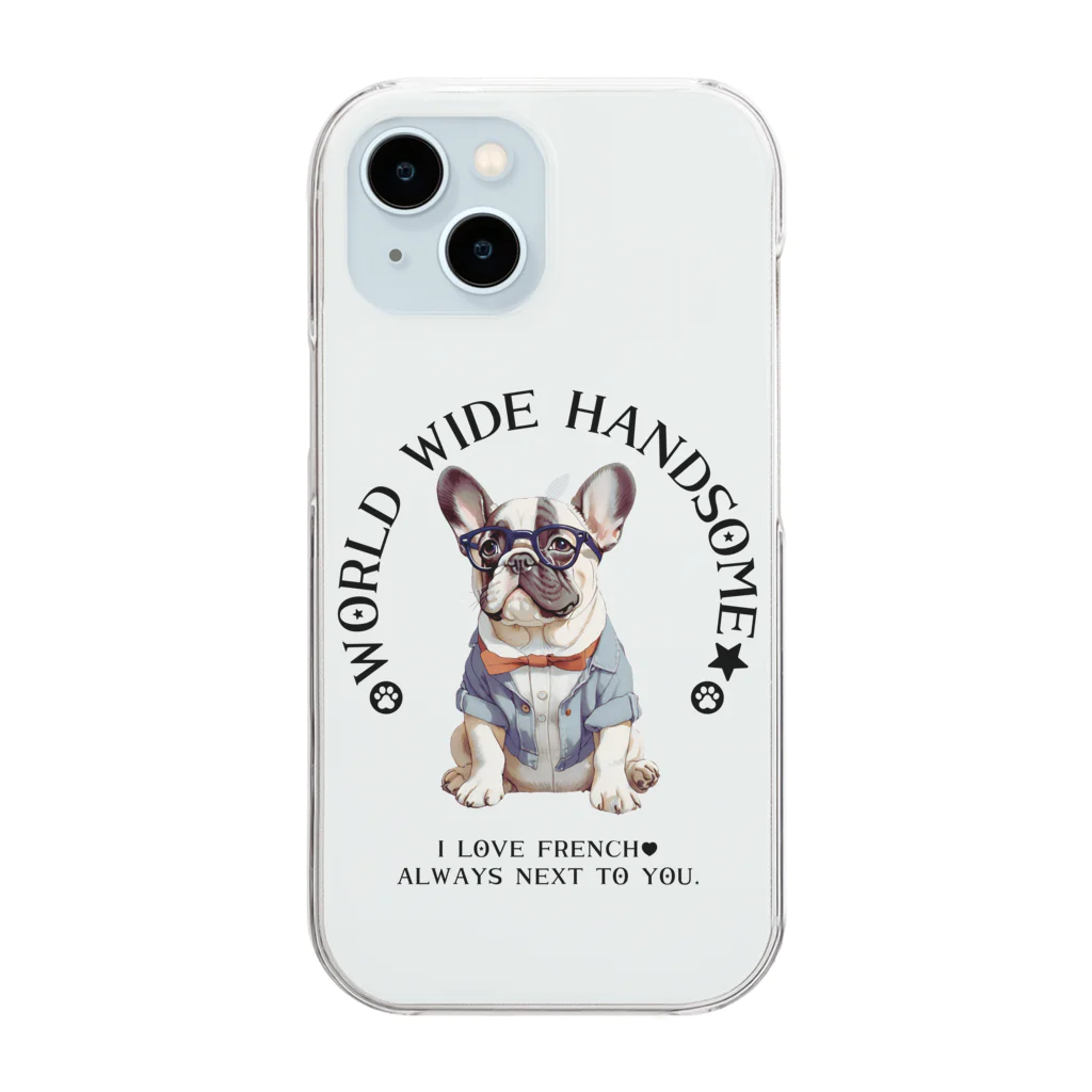 IMALOCOUDEMのHandsome French Clear Smartphone Case