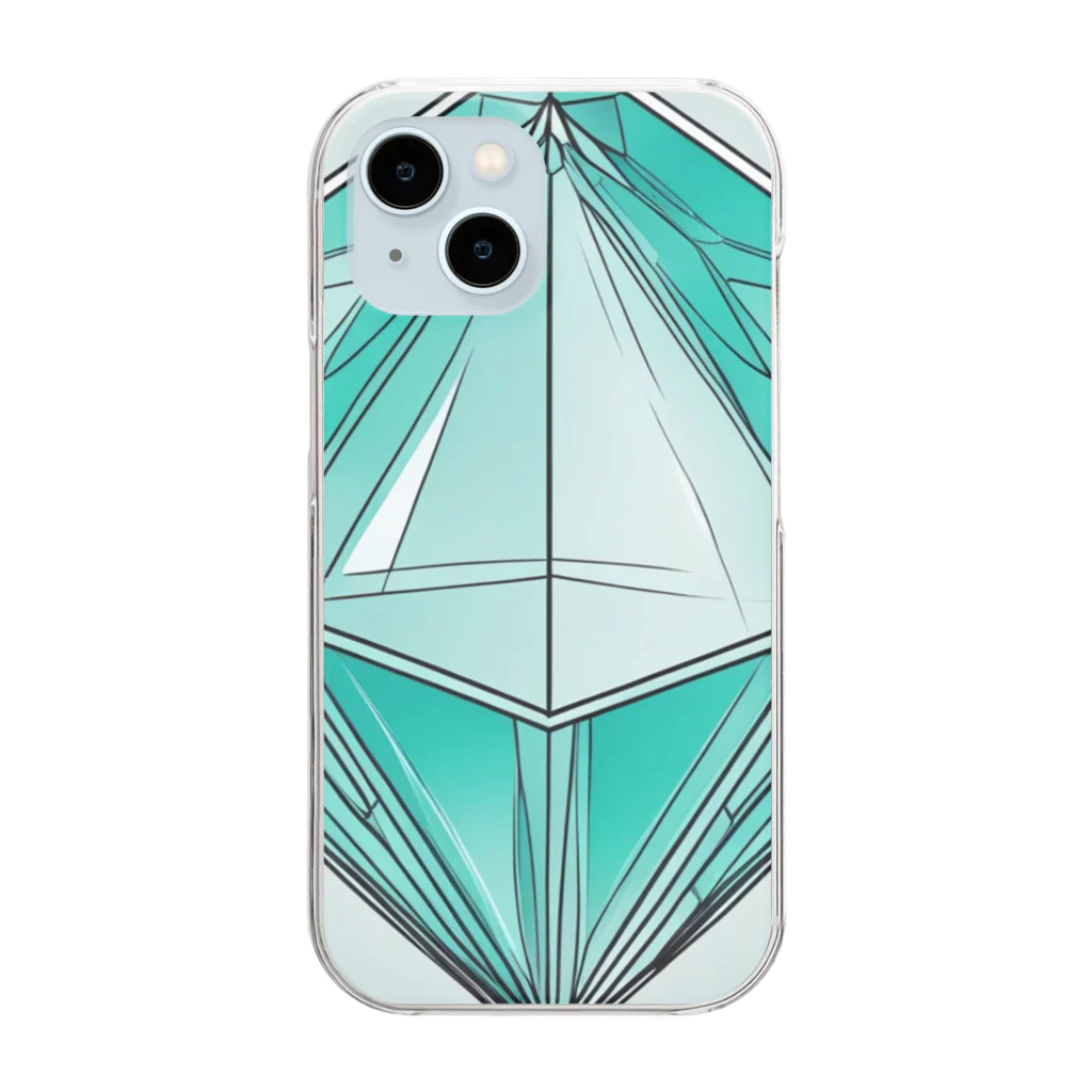 jewel_beのパライバトルマリン Clear Smartphone Case
