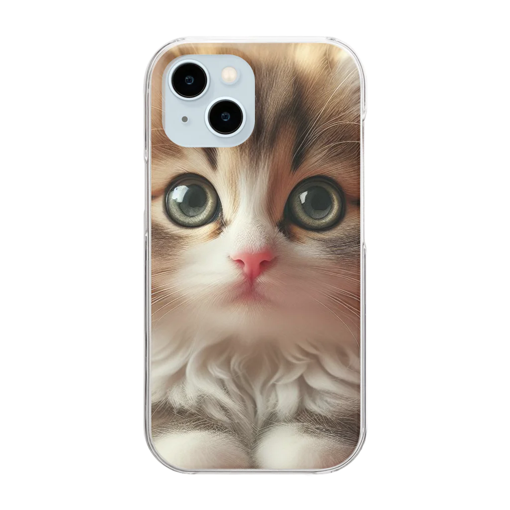 hakutaka289の可愛い猫（数量限定） Clear Smartphone Case