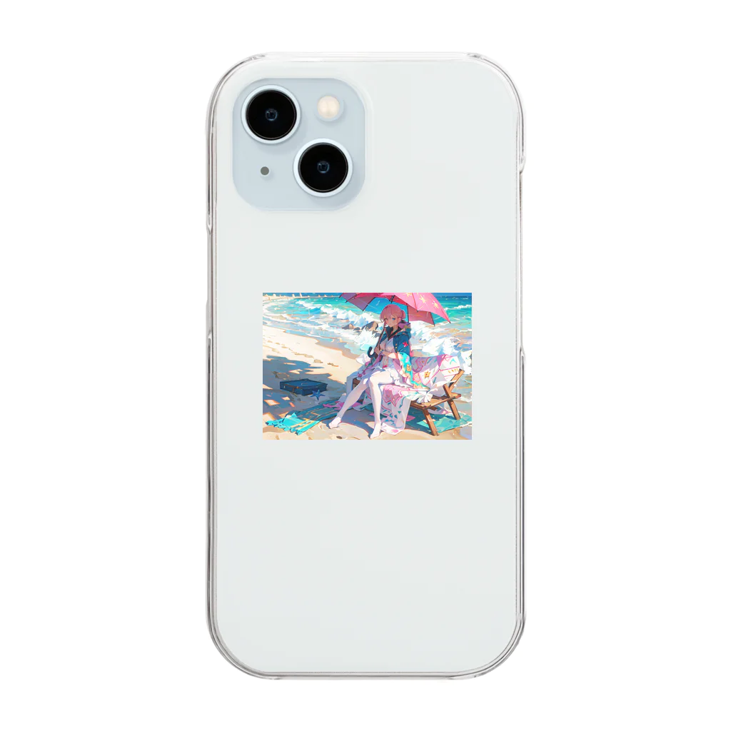 Celestite(セレスタイト)のちょっとひと休み Clear Smartphone Case