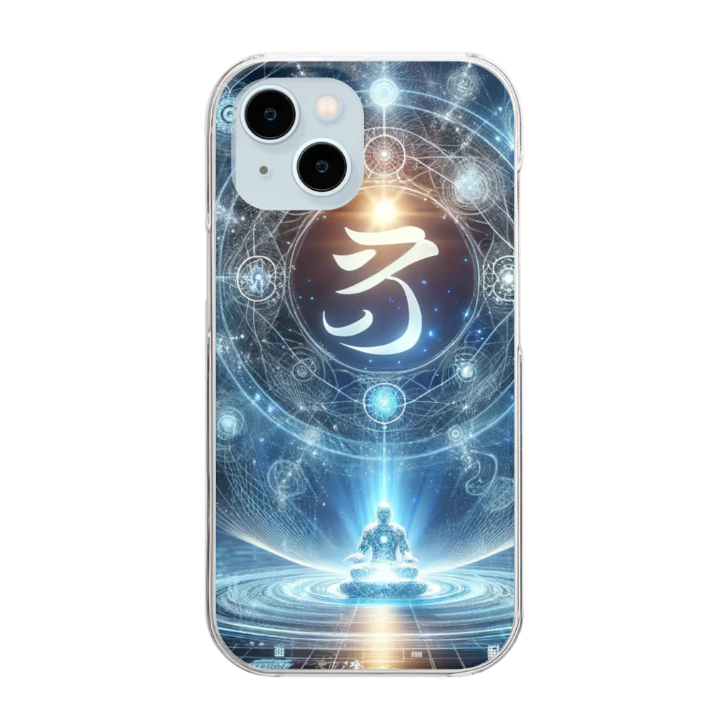 itohmaの梵字＋AI Clear Smartphone Case