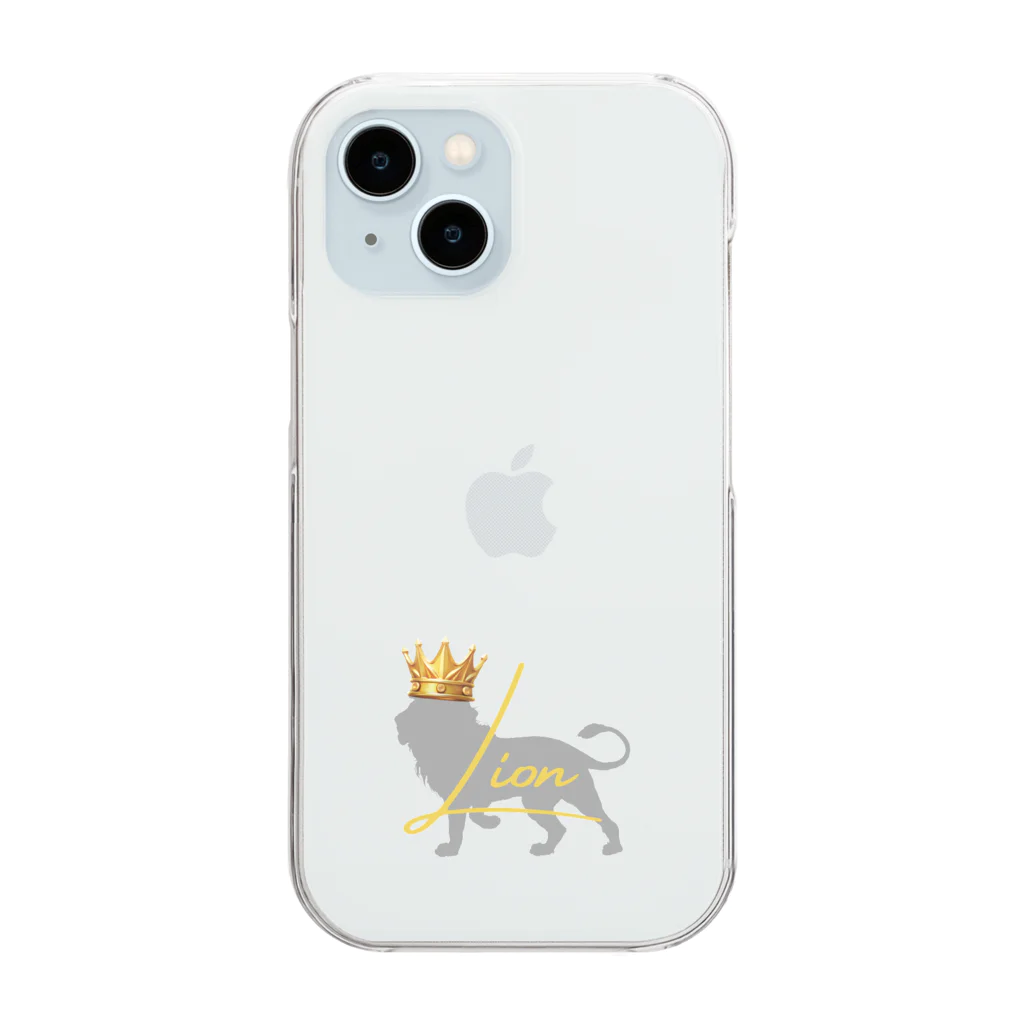 BuuuHomeのLion Clear Smartphone Case