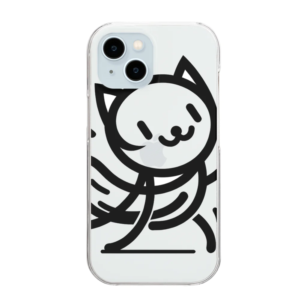 Hachi03のにゃ～というあいつ Clear Smartphone Case