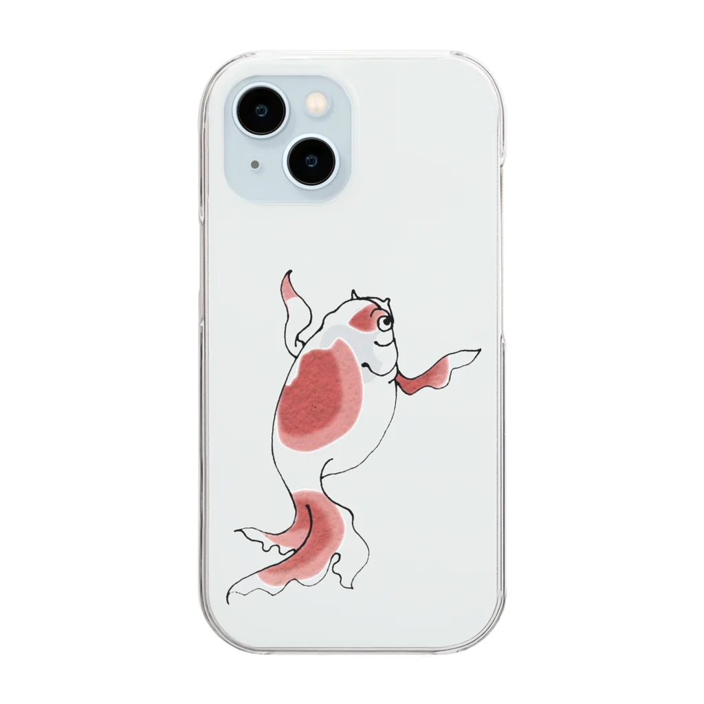 LaFioreの金魚づくし　金魚A　クリア Clear Smartphone Case