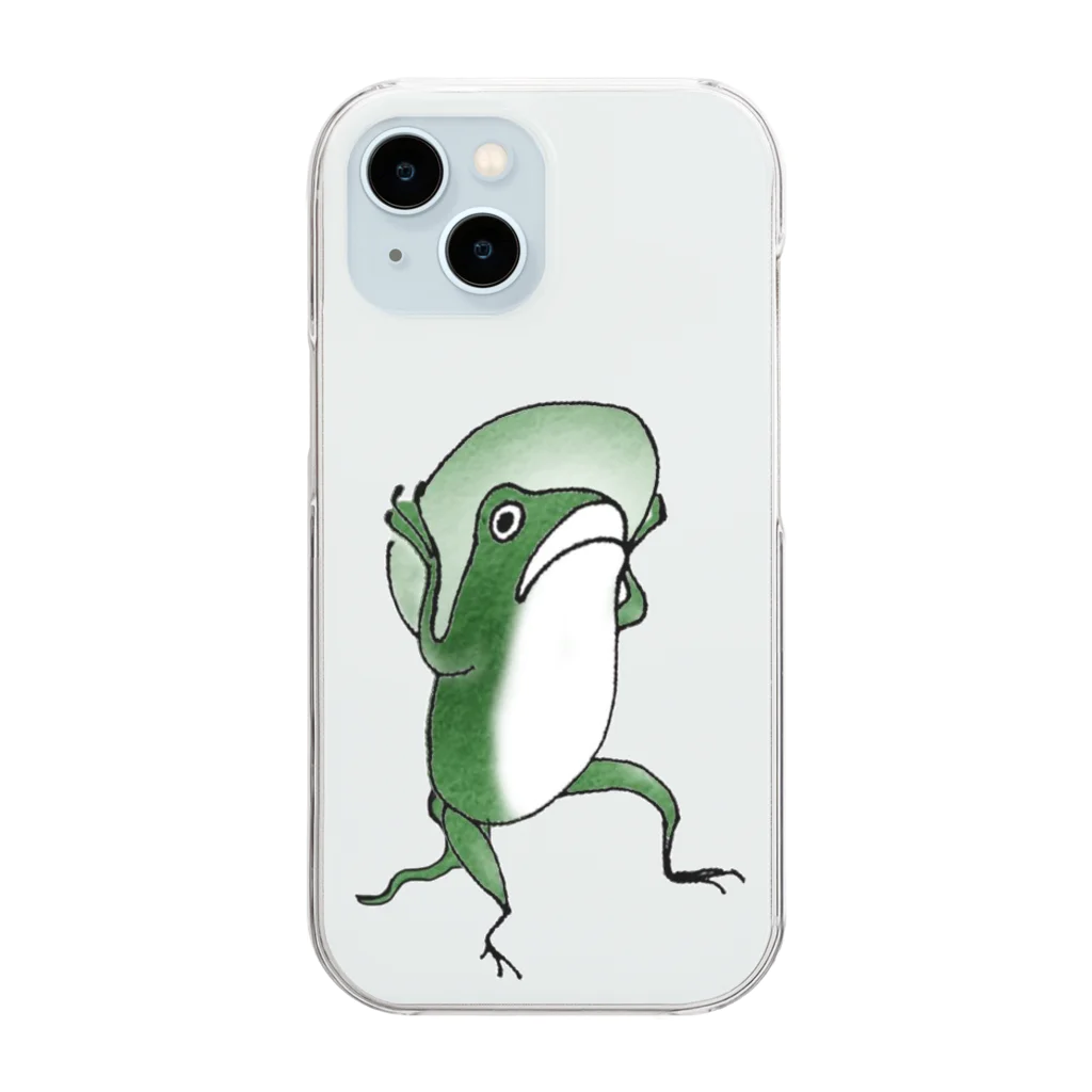 LaFioreの金魚づくし　カエルA　クリア Clear Smartphone Case