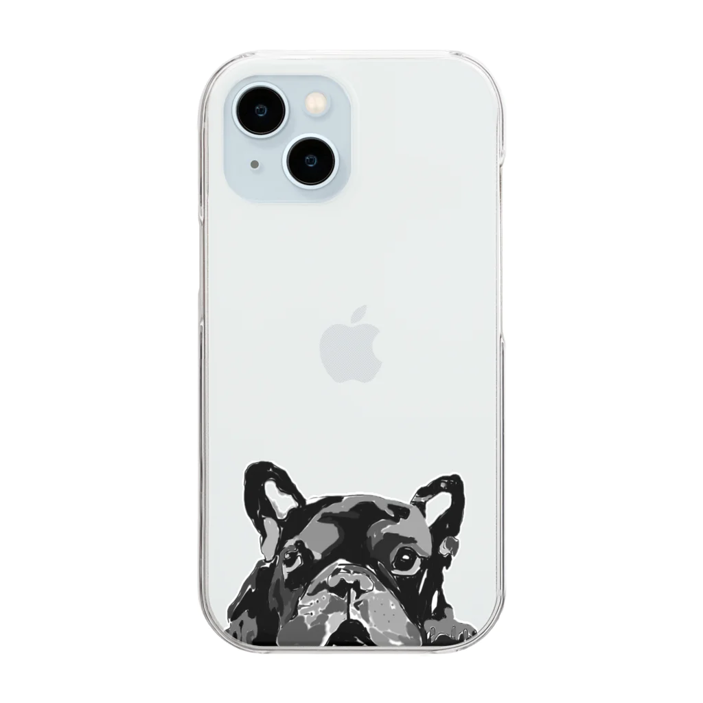 Bossのおねむぼすくん Clear Smartphone Case